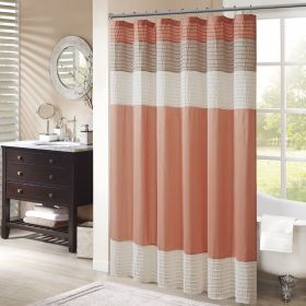 Faux Silk Shower Curtain